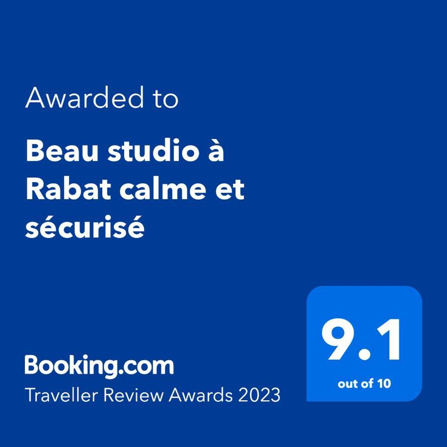 Beau Studio A Rabat Calme Et Securise Apartment Екстериор снимка